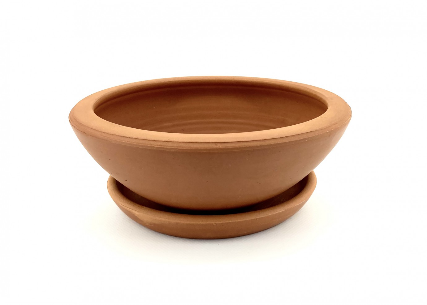 Naturel Bonsai Saksısı 24X9-Düz Çanak