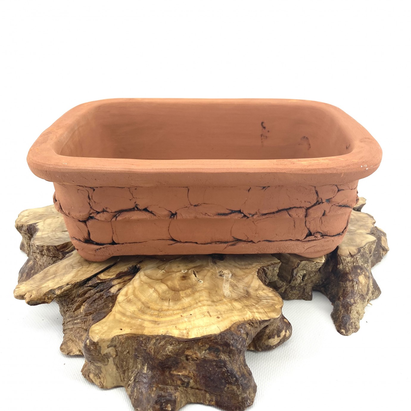 Naturel Bonsai Saksısı 25X34X11-Kare Saksı
