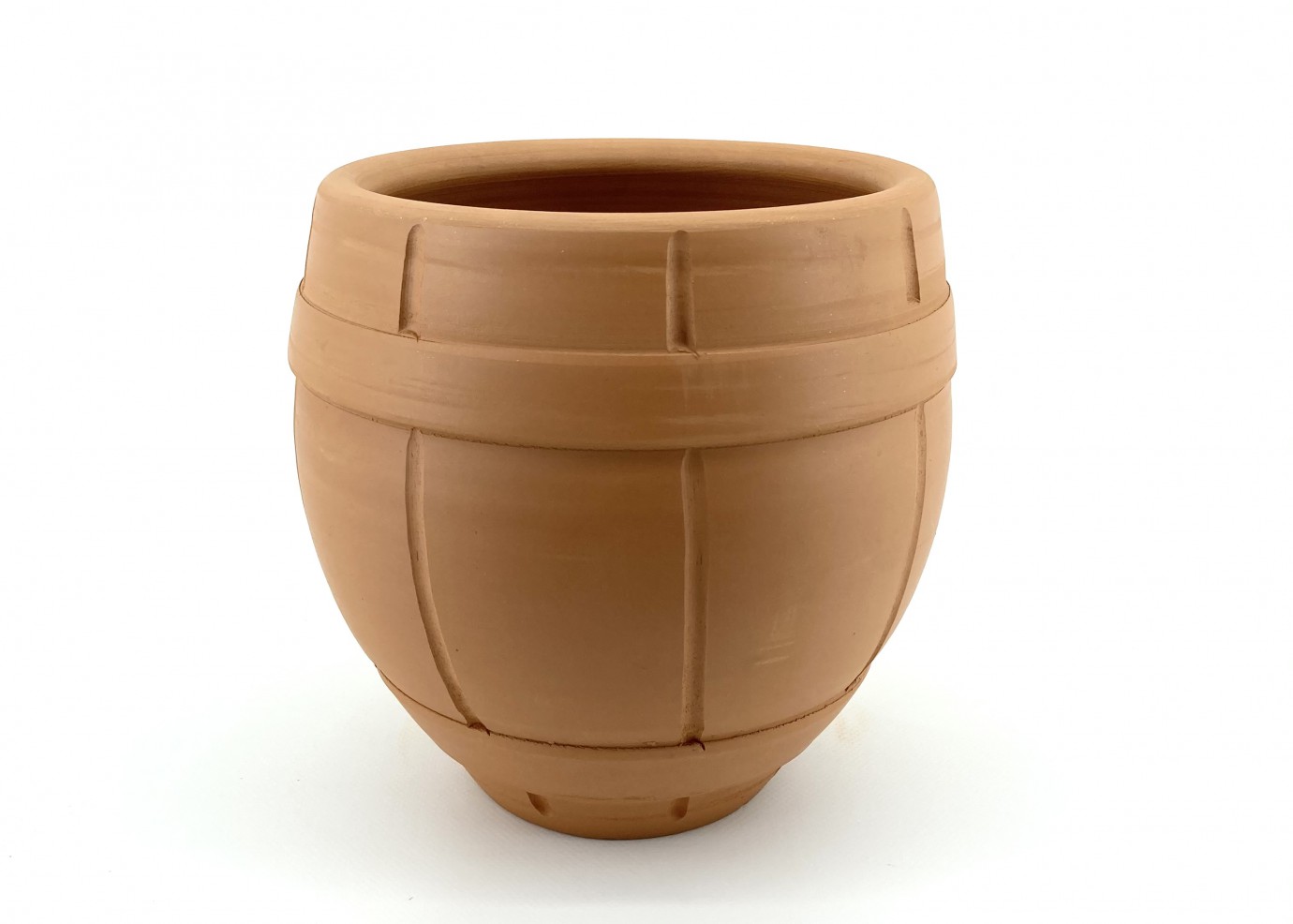 Naturel Toprak Saksı 20X21-Fıçı