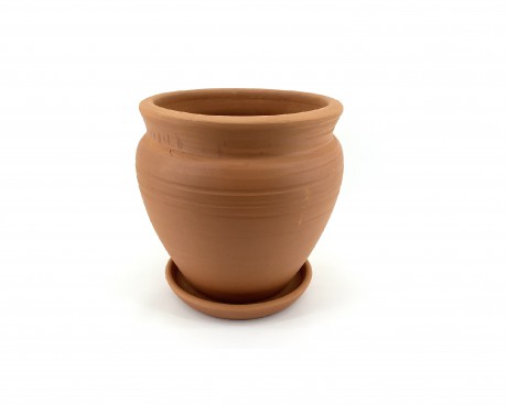 Naturel Toprak Saksı 17X16-Topan