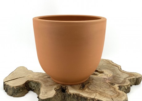 Naturel Toprak Saksı 23X21-Silindir