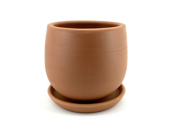Naturel Toprak Saksı 28X27-Kadeh
