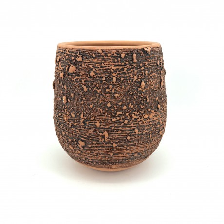 Oksitli Toprak Saksı 34X40-Kadeh Oksitli